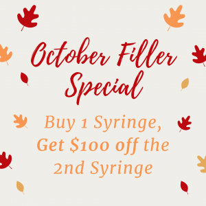 october dermal filler special - Vein and Laser Institute